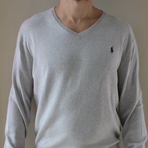 Polo Ralph Lauren - V Neck - Grey - L